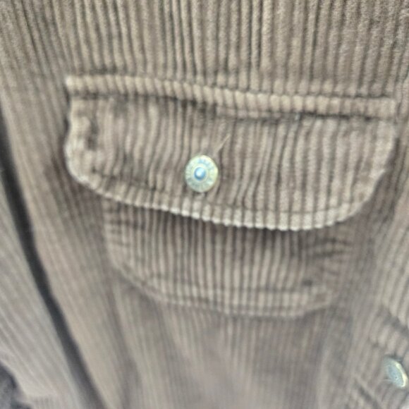 Vintage Best Authentic The Great Outdoors Brown 100% Cotton Corduroy Large - Picture 6 of 12